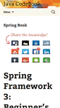 Mobile Screenshot of javacodebook.com
