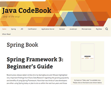 Tablet Screenshot of javacodebook.com